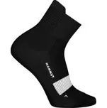 Ponožky Mammut All-Mountain Targeted Cushion Quarter Socks black-white 0047 39-41