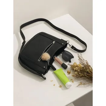 Sinsay - Crossbody kabelka z imitace kůže - černá - 161GK-99X - 161GK-99X-ONE