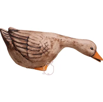 Zahradní dekorace Husa s nataženým krkem Suzi keramická