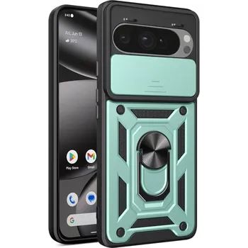Pouzdro na mobilní telefon Kryt Google Pixel 10 Pro XL, Techsuit CamShield Pro green