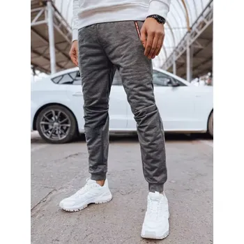 Pánské tepláky DSTREET UX4281 SVĚTLE ŠEDÁ M/L