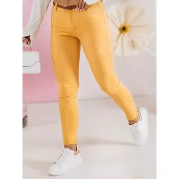 Dámské kalhoty Dámské kalhoty DSTREET CLARET UY2454 ŽLUTÁ S