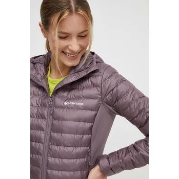 Dámská softshellová bunda MONTANE WOMEN'S ICARUS LITE HOODIE Barva: moonscape, Velikost: UK8/EUR36/US4/XS