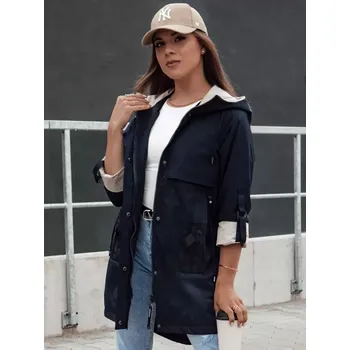 Dámská bunda DSTREET STYLE QUEEN TY4408 TMAVĚ MODRÁ M