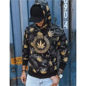 Pánská mikina Pánská mikina DSTREET BX5318 ČERNÁ XXL