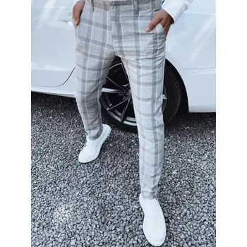 Pánské kalhoty Pánské kalhoty DSTREET UX4405 SVĚTLE ŠEDÁ 34