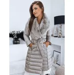 Dámský kabát DSTREET MADAME TY3153 BÉŽOVÁ XXL