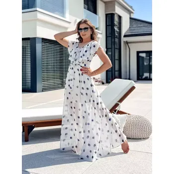 Dámské šaty Dámské šaty DSTREET MARISOL EY2501 SVĚTLE ŠEDÁ S