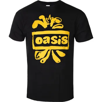Pánské tričko Tričko metal pánské Oasis - Drawn Logo - ROCK OFF - OASTS02MB - L