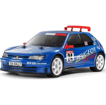 RC model 1:10 Peugeot 306 Maxi Blue Painted Body BT-01 Chassis (stavebnice)