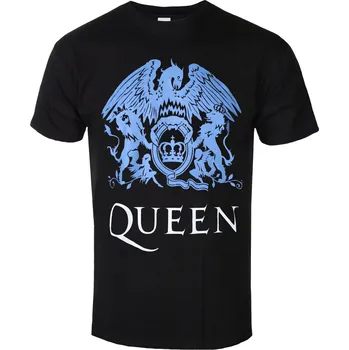Pánské tričko Tričko metal pánské Queen - Blue Crest - ROCK OFF - QUTS42MB - L