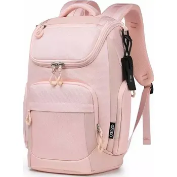 Městský batoh Ozuko dámský školní batoh Hiking Růžový 23L