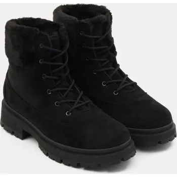 Dámská zimní obuv Sinsay - Šněrovací boty nad kotníky - černá - 183FW-99X - 183FW-99X-37