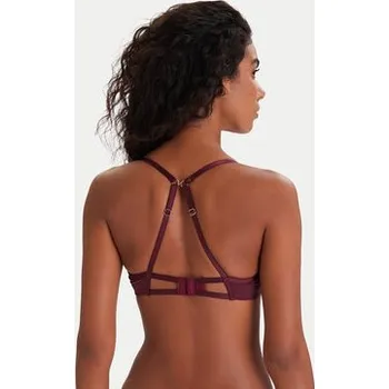 Podprsenka Hunkemöller Podprsenka s kosticemi 302379 Bordó 75B