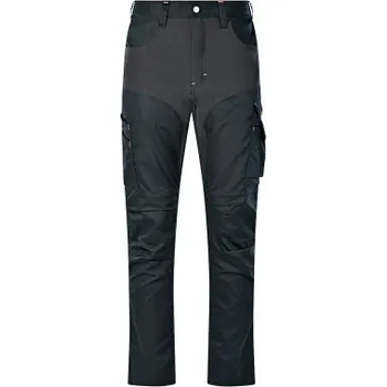 Pánské kalhoty Pracovní kalhoty L.Brador 1091PB, 56, černé, elastické - A L.Brador