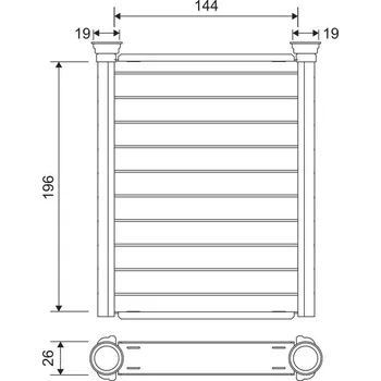 Výměník tepla, vnitřní vytápění VALEO WYPRZEDA˝ 811589