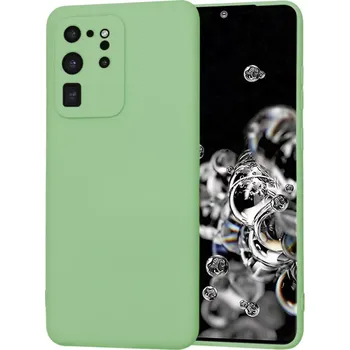 Pouzdro na mobilní telefon Kryt Samsung Galaxy S20 Ultra Techsuit SoftFlex - mint green
