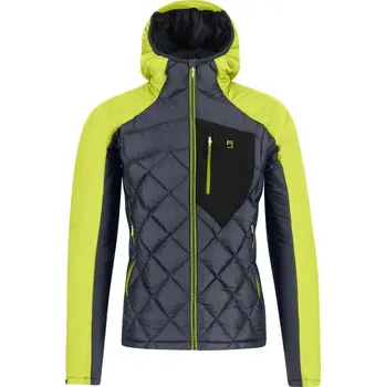 Dámská bunda KARPOS Lastei Up Jacket, Woodl.Gray/Acid Lime velikost: L