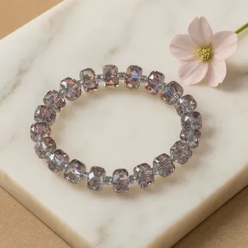 Náramek Náramek z lesklých kamínků 23-506