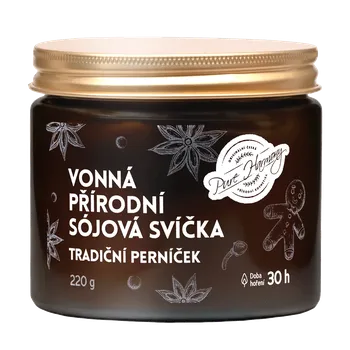 Svíčka Pure Harmony Přírodní vonná sójová svíčka Tradiční perníček