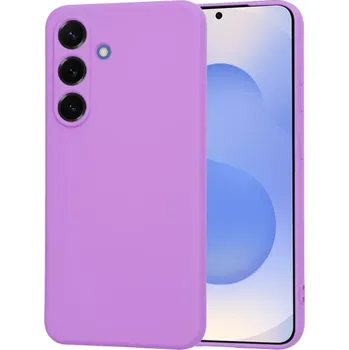 Pouzdro na mobilní telefon Kryt Samsung Galaxy S25 Techsuit SoftFlex - purple