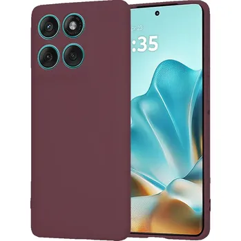 Pouzdro na mobilní telefon Kryt Motorola EDGE 60 / 60 Fusion Techsuit SoftFlex - plum red