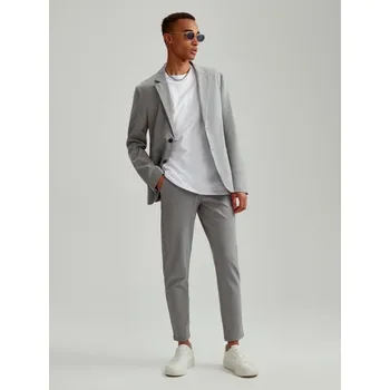 Pánské kalhoty Kalhoty chino - S STANDARD - House - tmavošedý - 552AG-90X