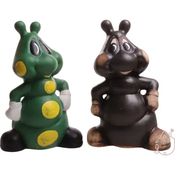 Zahradní dekorace Výhodný set housenky dekorace sada 2 soch