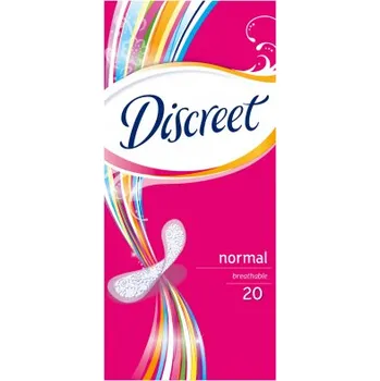 Menstruační vložka Discreet Normal slipové intimní vložky pro každodenní použití 20 ks