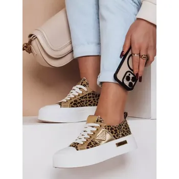 Dámské tenisky Dámské boty DSTREET ZY0705 ORANŽOVÁ 38