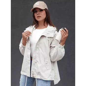 Dámská bunda DSTREET GLAMOUR PARK BÍLÁ L