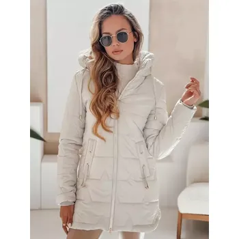 Dámská bunda DSTREET TY5092 SVĚTLE ŠEDÁ XXL