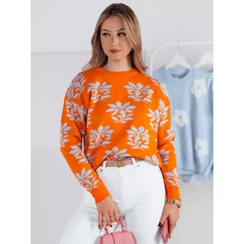 Dámský svetr Dámský svetr DSTREET MY2281 ORANŽOVÁ unisize