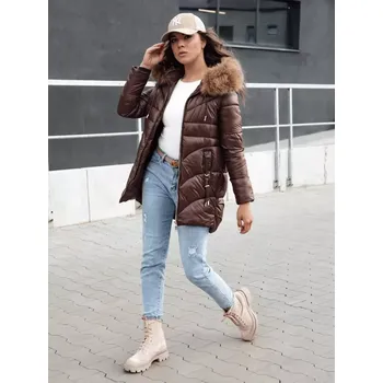Dámská bunda DSTREET WINTERCHIC ty4458 KARAMELOVÁ XL