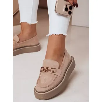 Dámské mokasíny Dámské boty DSTREET ZY0692 RŮŽOVÁ 41