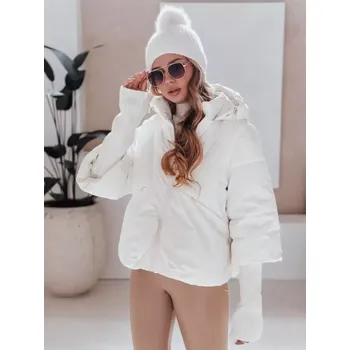 Dámské oblečení Dámská bunda DSTREET TY5036 BÍLÁ XL