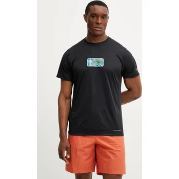 Pánské oblečení Sportovní triko Columbia Zero Rules 2118541 černá 99X, vel. S