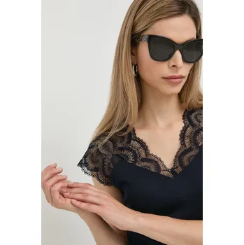 Dámská halenka Halenka Morgan dámská, tmavomodrá barva, hladká DELO.MARINE 59X, vel. M