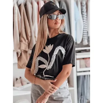 Dámské tričko Dámské triko DSTREET RY2716 ČERNÁ M/L