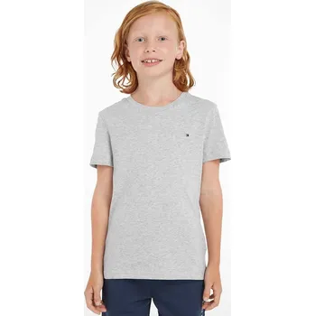 Dívčí tričko Dětské tričko Tommy Hilfiger 74-176 cm KB0KB04140 šedá 90X, vel. 74