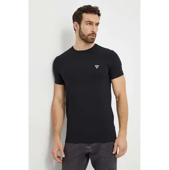 Pánské tričko Tričko Guess CALEB černá barva, U97M00 KCD31 U97M00.KCD31 99X, vel. S