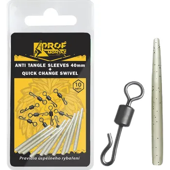 Sada převleky proti zamotání a rychlovýměnné obratlíky