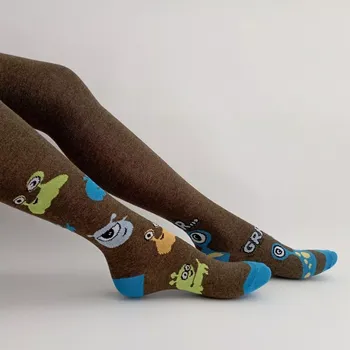 Dámské punčochy Děstké punčocháče Spoky - 92-98 / tmavě zelená