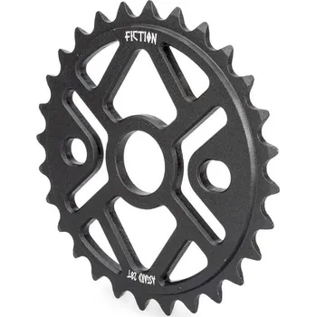 bmx Fiction BMX Asgard Freestyle BMX Převodníky (Černá|28T)