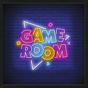 Obraz Obraz v rámu slim Scandic Game Room II 53x53cm