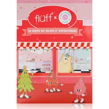 Kosmetická sada Fluff Christmas Glow Advent Calendar 2022