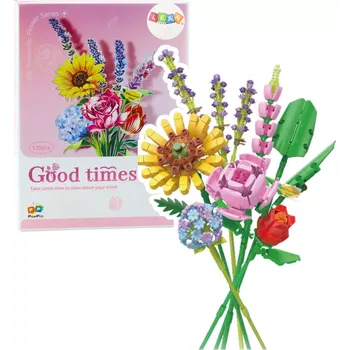 ostatní stavebnice Stavebnice kytice květin – 539 dílků