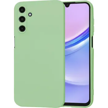 Pouzdro na mobilní telefon Kryt Samsung Galaxy A15 4G/5G Techsuit SoftFlex - mint green