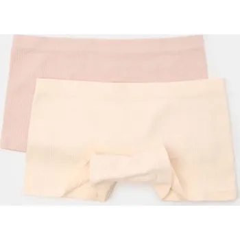 Dívčí oblečení Sinsay - Žebrované boxerky 2 pack - vícebarevná - 926FZ-MLC - 926FZ-MLC-U14