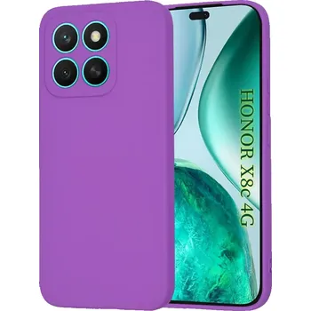 Pouzdro na mobilní telefon Kryt Honor X8c Techsuit SoftFlex - purple